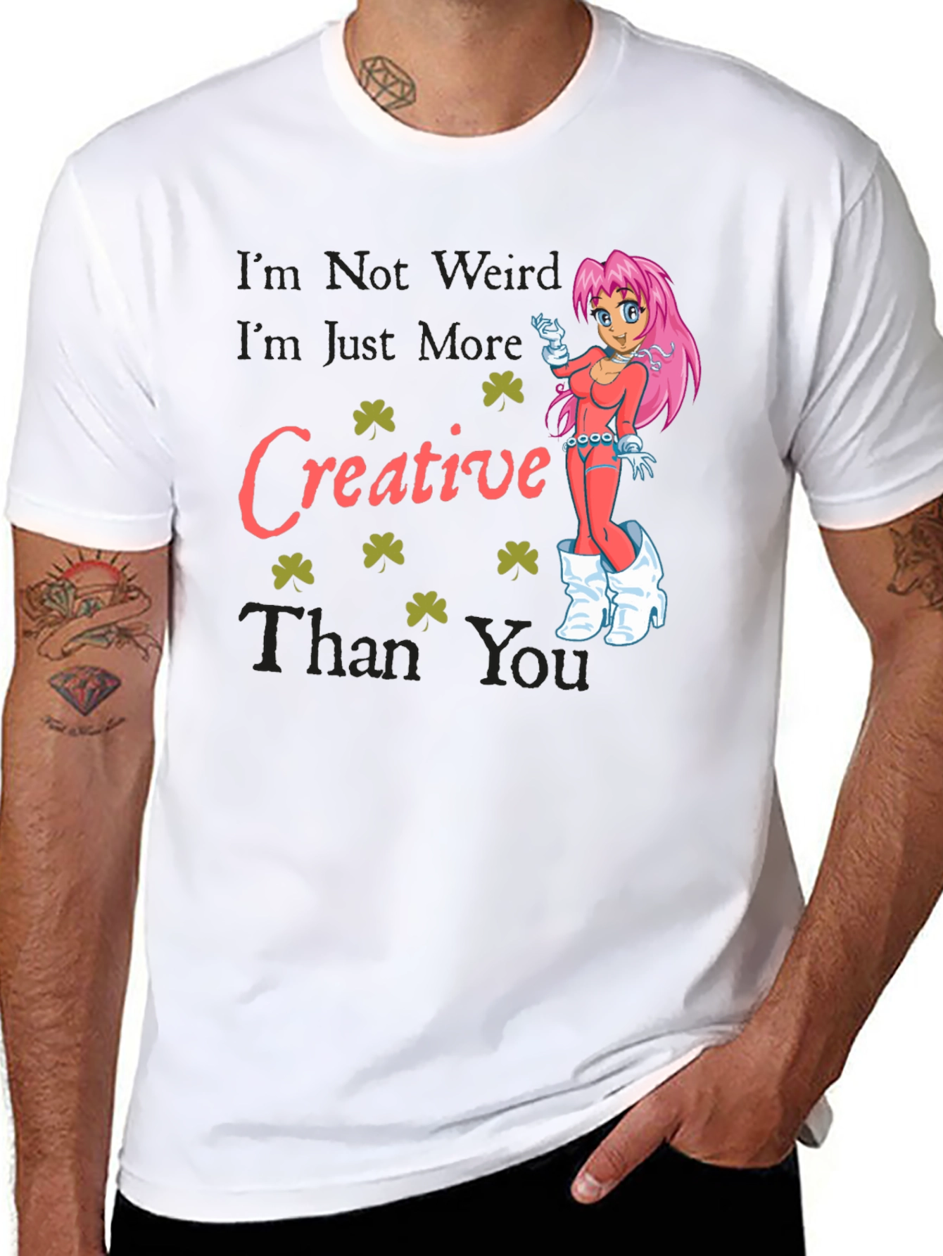 Creative Graphic T-Shirt - Unique Design