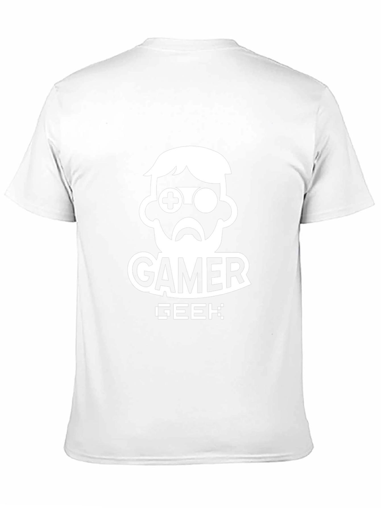 Gamer Geek Graphic Tee - Black Cotton T-Shirt