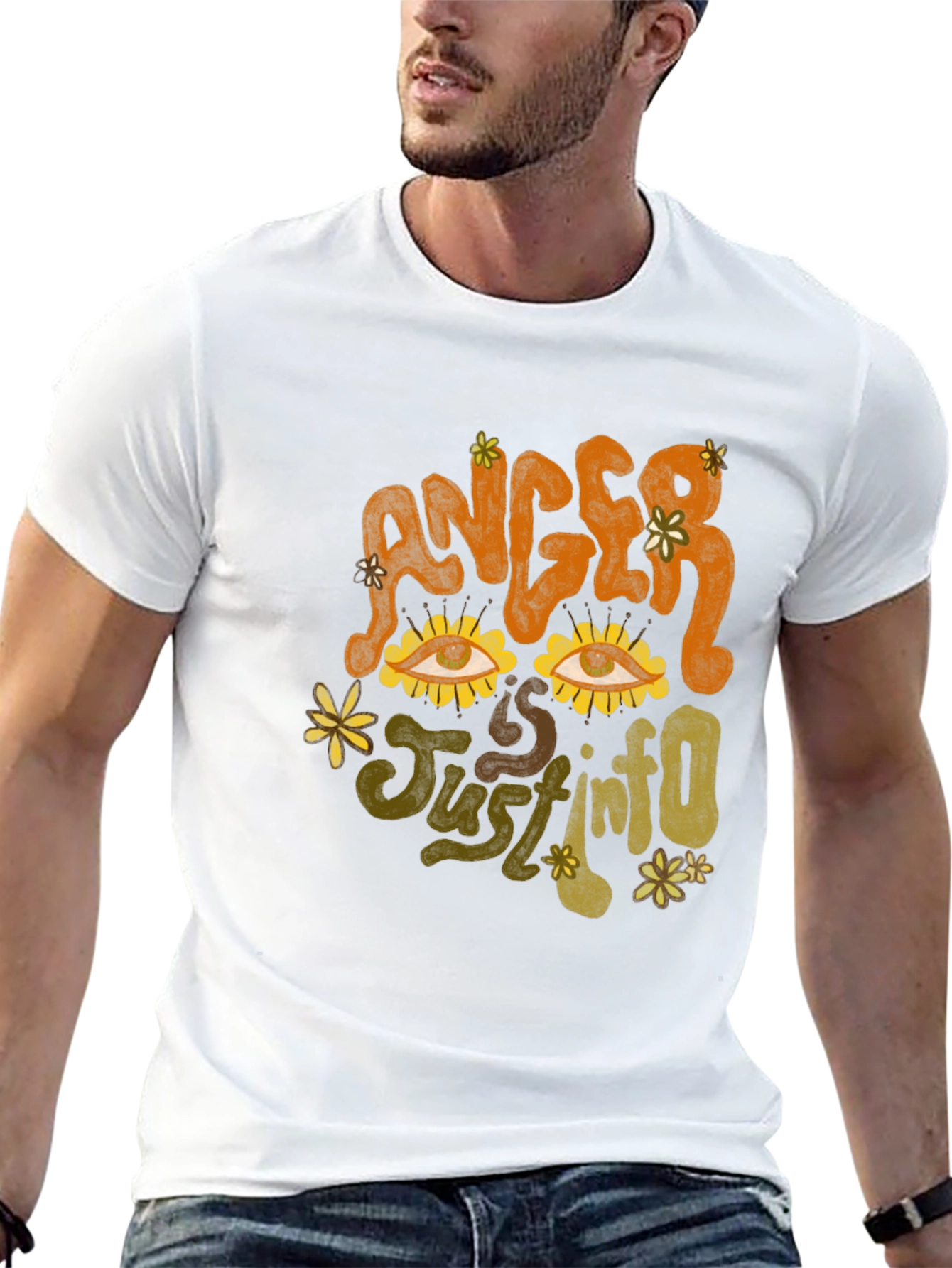 Anger is Just Info Graphic T-Shirt