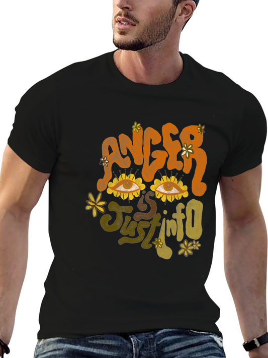 Anger is Just Info Graphic T-Shirt