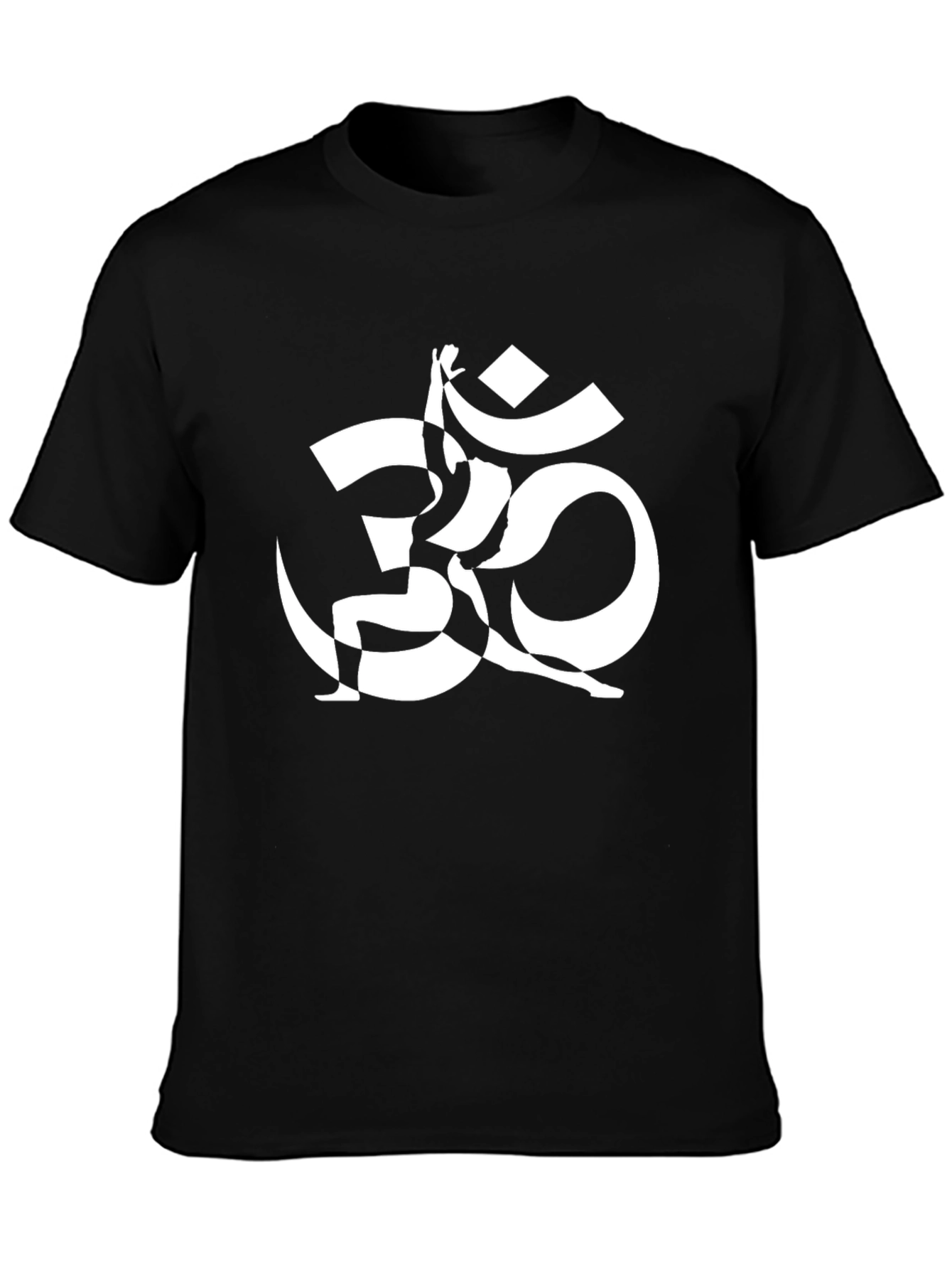 Yoga Om Graphic Black T-Shirt