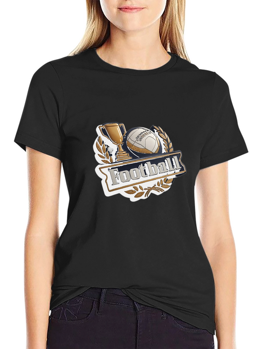 Football Champion Black T-Shirt