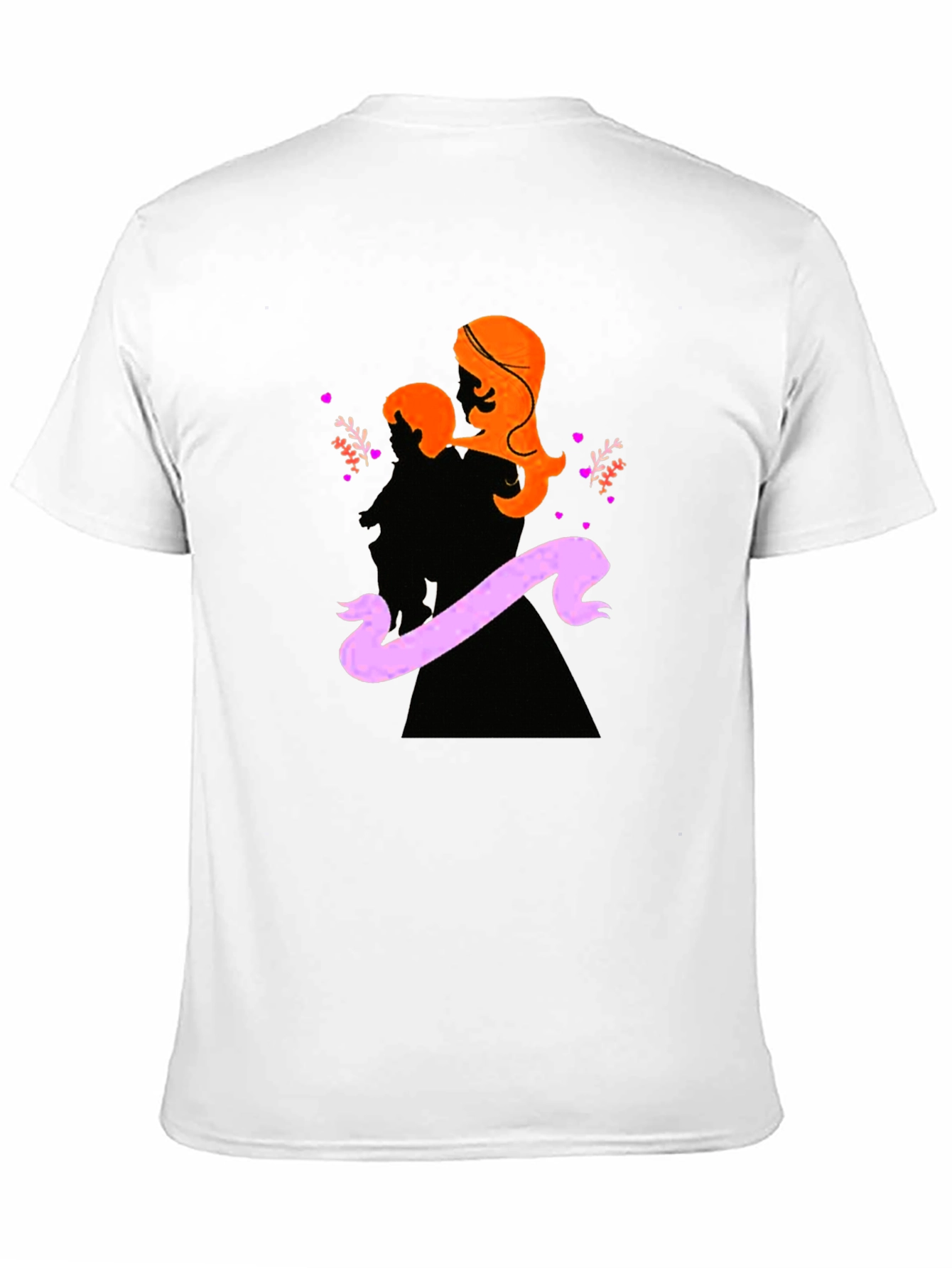 Mother & Child Silhouette Graphic T-Shirt