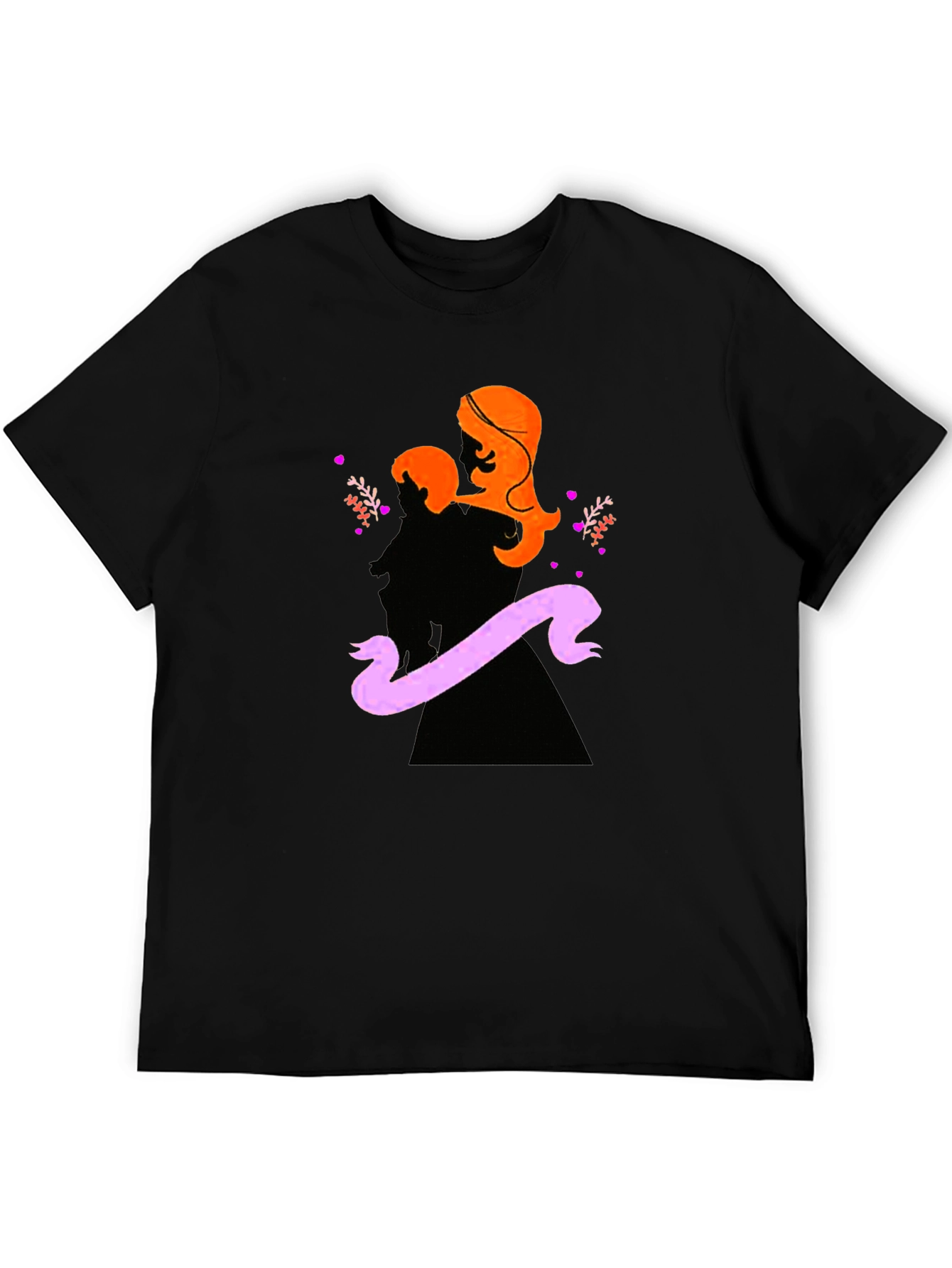 Mother & Child Silhouette Graphic T-Shirt