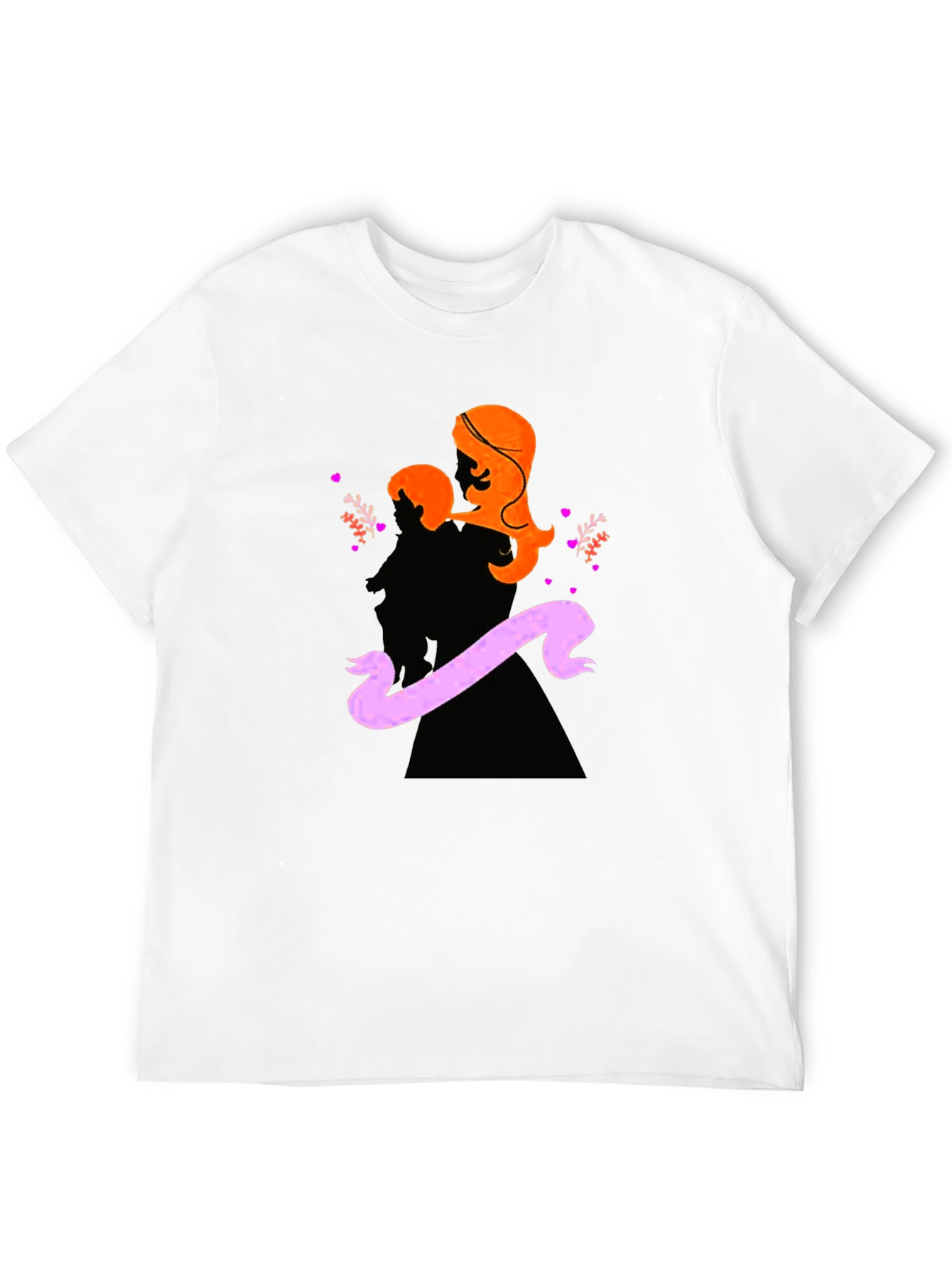 Mother & Child Silhouette Graphic T-Shirt