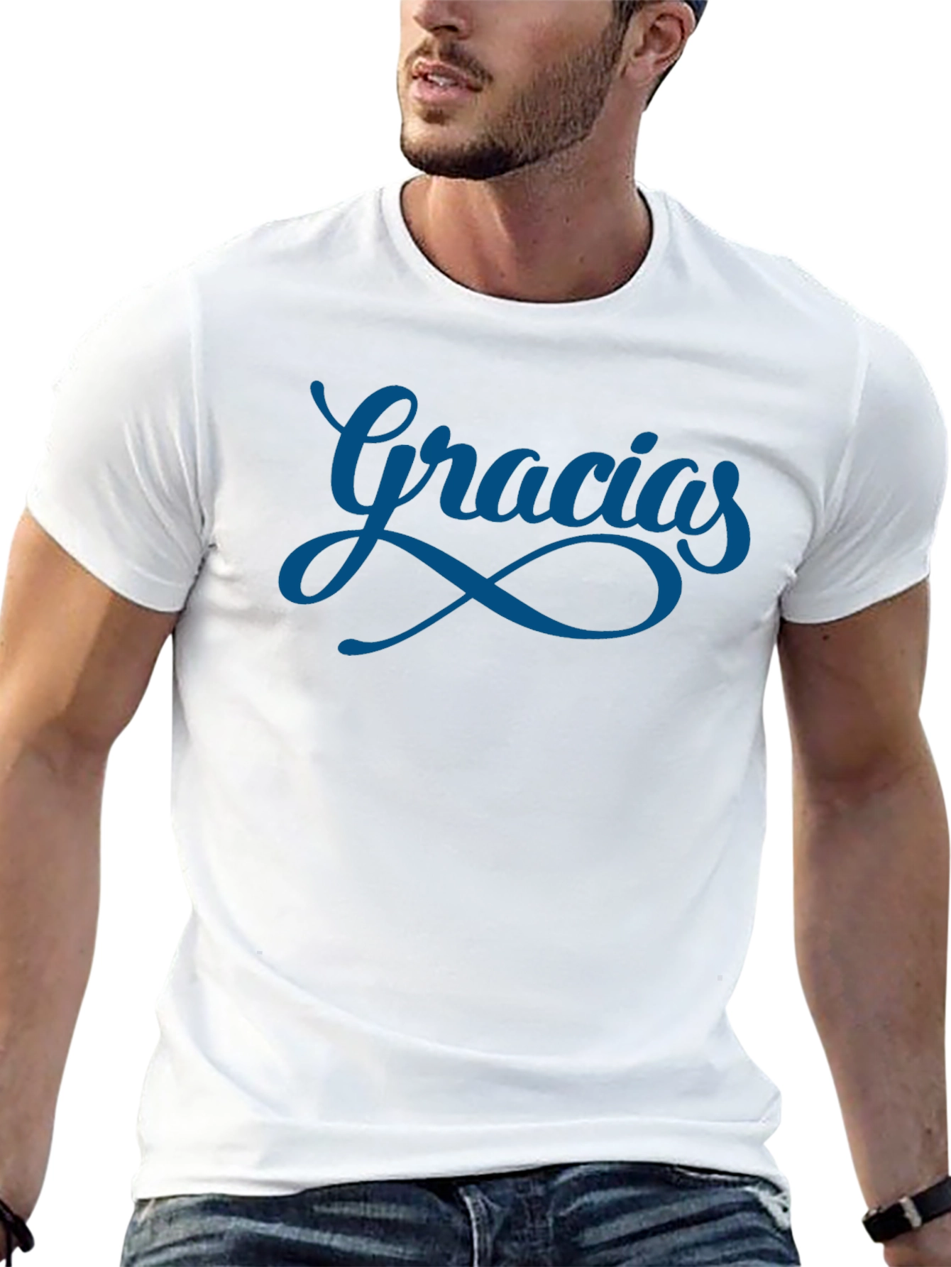 Gracias Graphic T-Shirt - Casual Everyday Wear