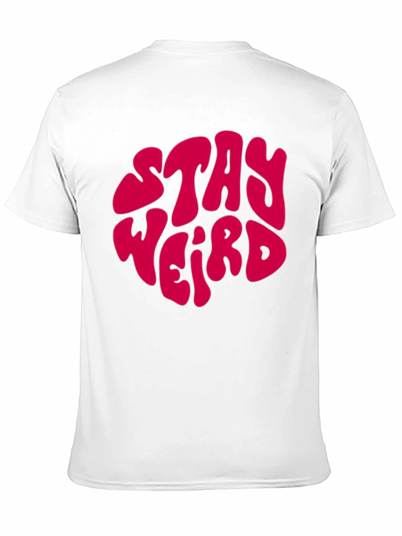 Stay Weird Graphic T-Shirt - Retro Style