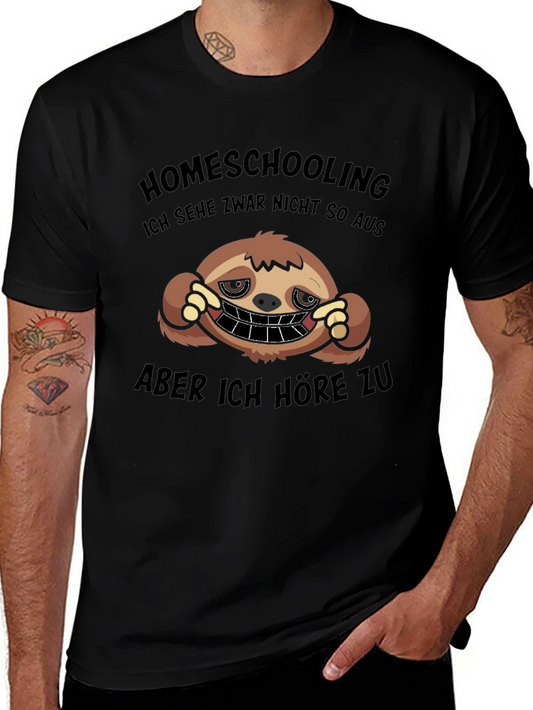 Funny Homeschooling Sloth T-Shirt