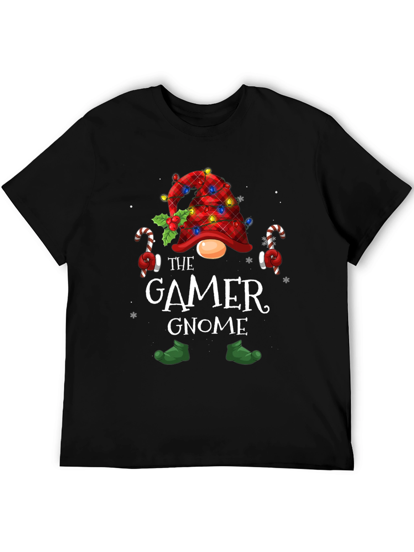Gamer Gnome Christmas T-Shirt