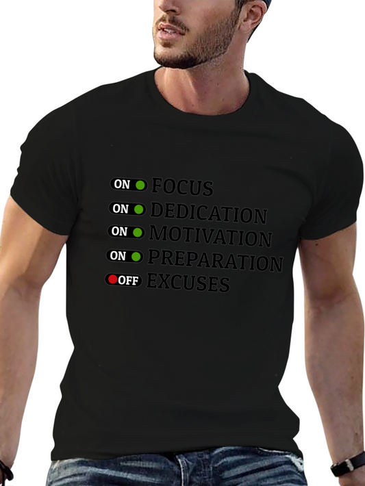 Focus Dedication Motivation T-Shirt