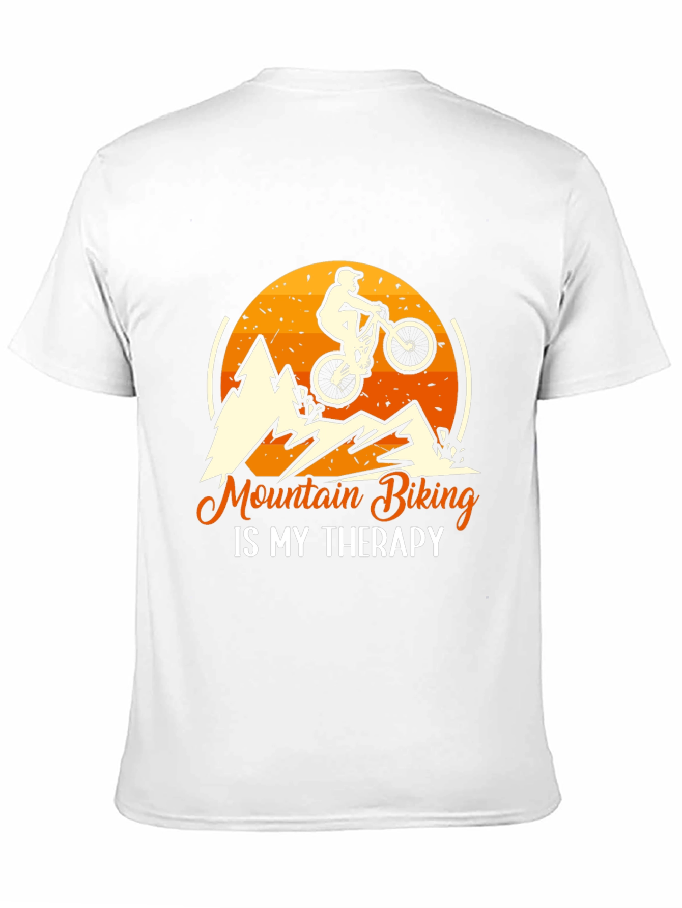 Mountain Biking is My Therapy Graphic Tee