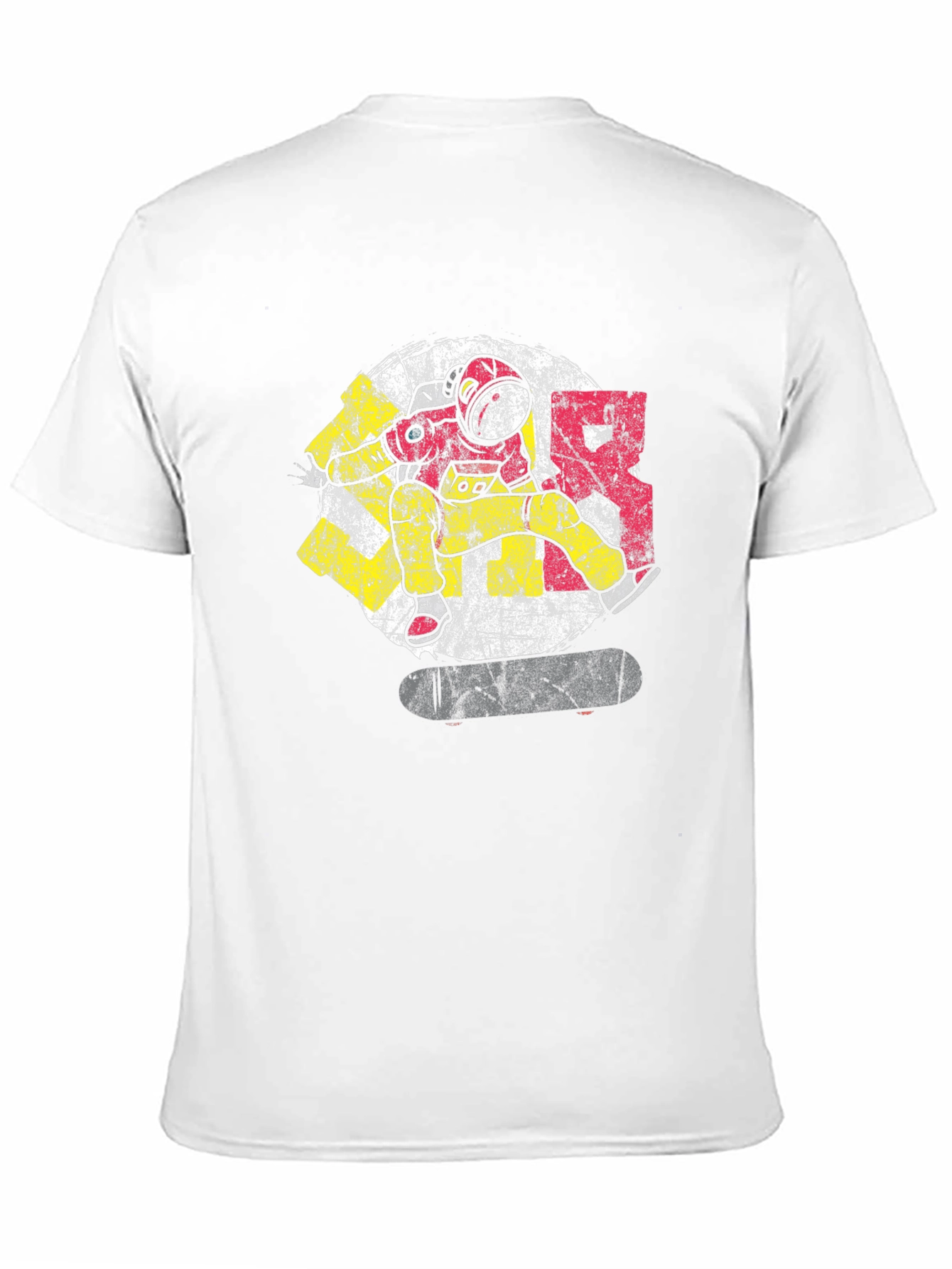 Astronaut Skateboard Graphic Tee - Cool Streetwear