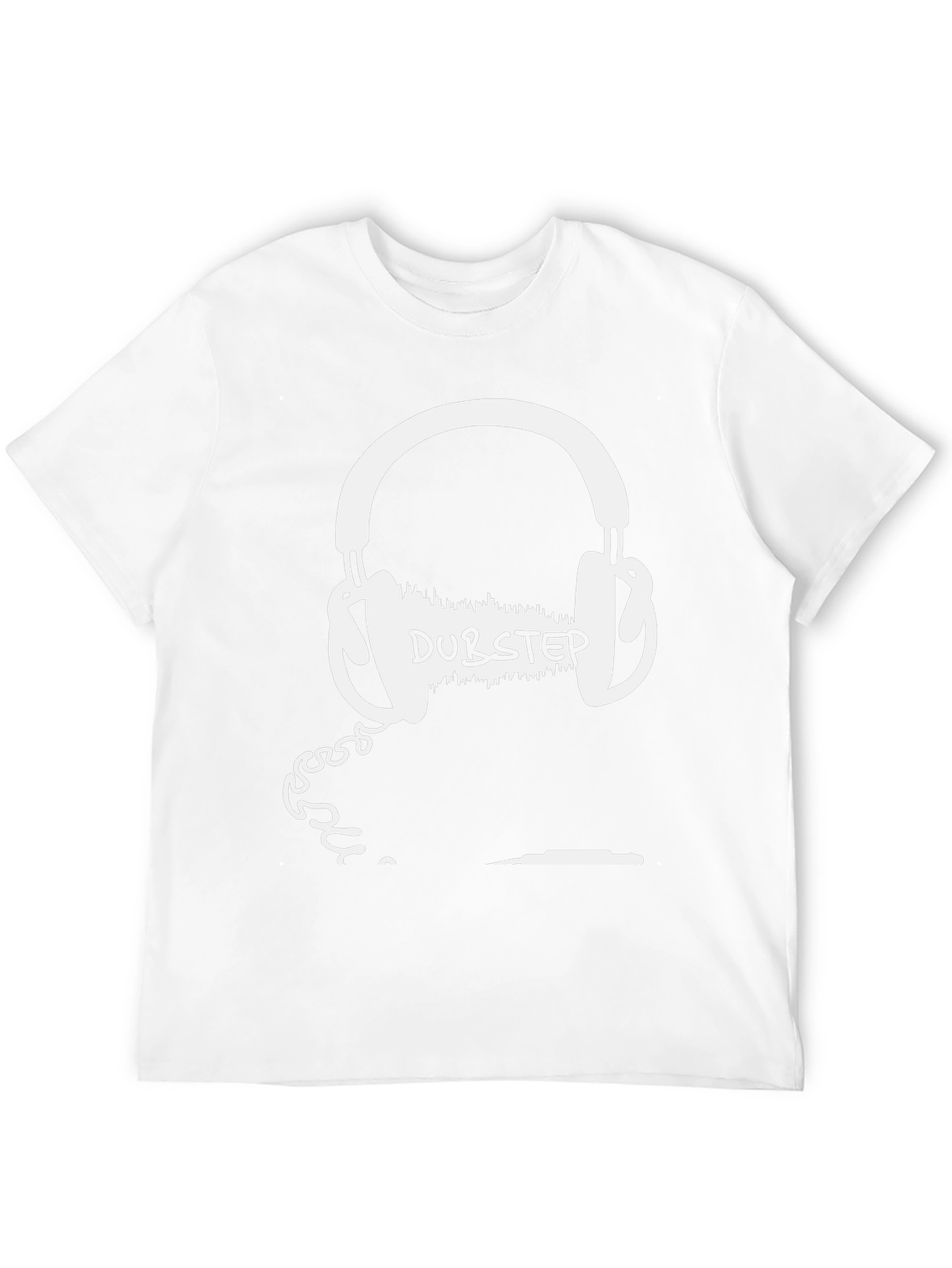 Dubstep Headphones Graphic T-Shirt - Music Lover Tee
