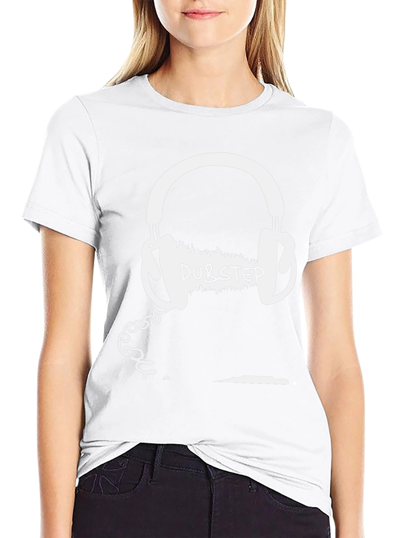 Dubstep Headphones Graphic T-Shirt - Music Lover Tee