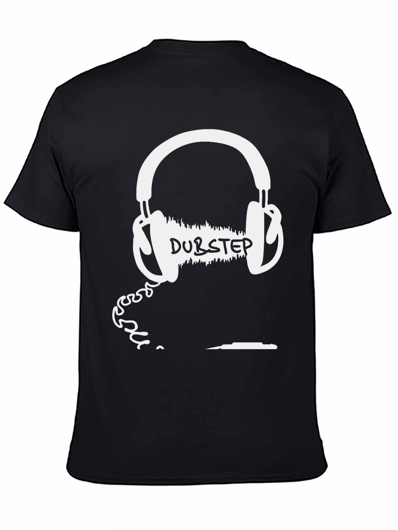 Dubstep Headphones Graphic T-Shirt - Music Lover Tee