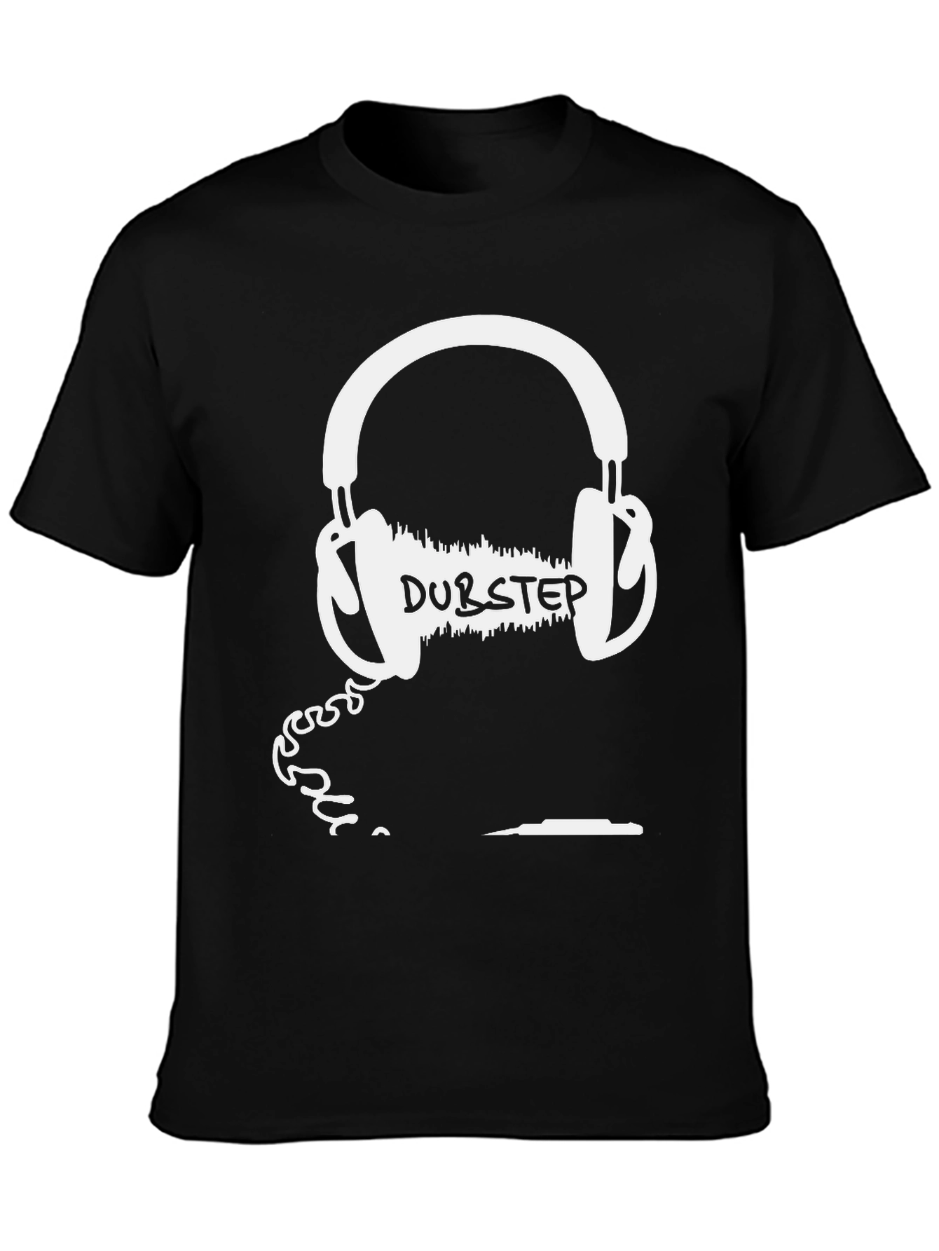 Dubstep Headphones Graphic T-Shirt - Music Lover Tee
