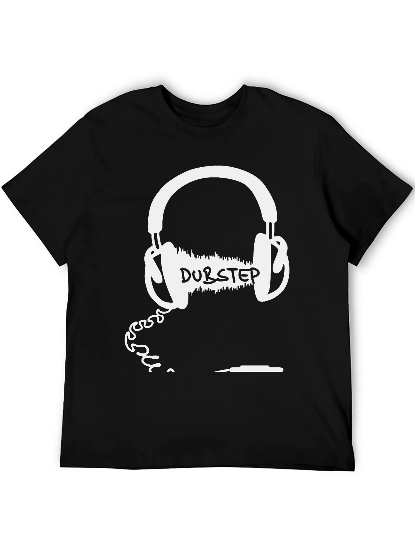 Dubstep Headphones Graphic T-Shirt - Music Lover Tee