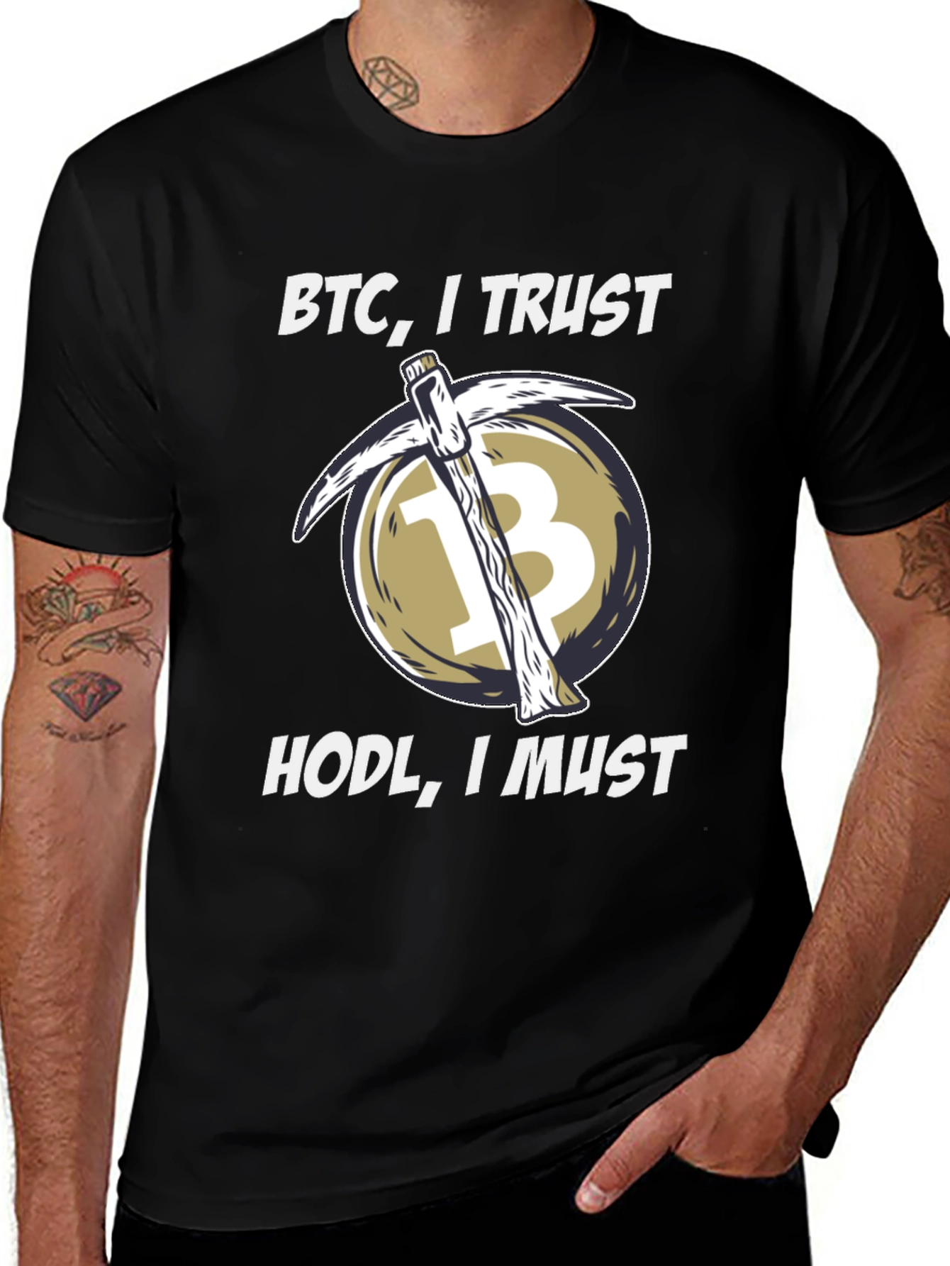 Bitcoin HODL Trust T-Shirt - Crypto Investor Tee