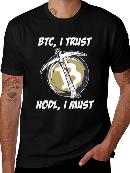 Bitcoin HODL Trust T-Shirt - Crypto Investor Tee