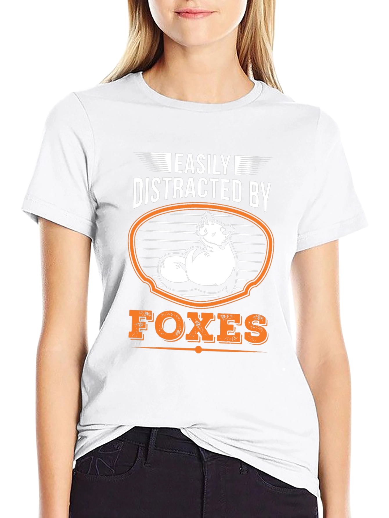 Easily Distracted By Foxes Graphic Tee