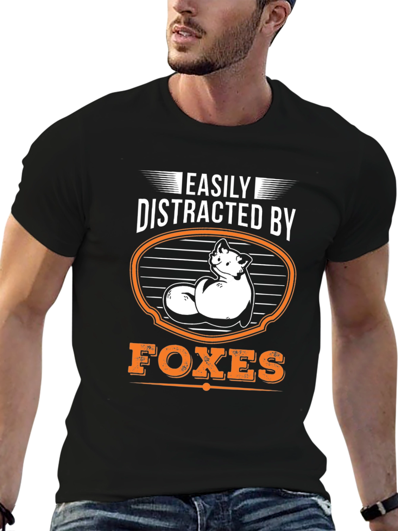 Easily Distracted By Foxes Graphic Tee