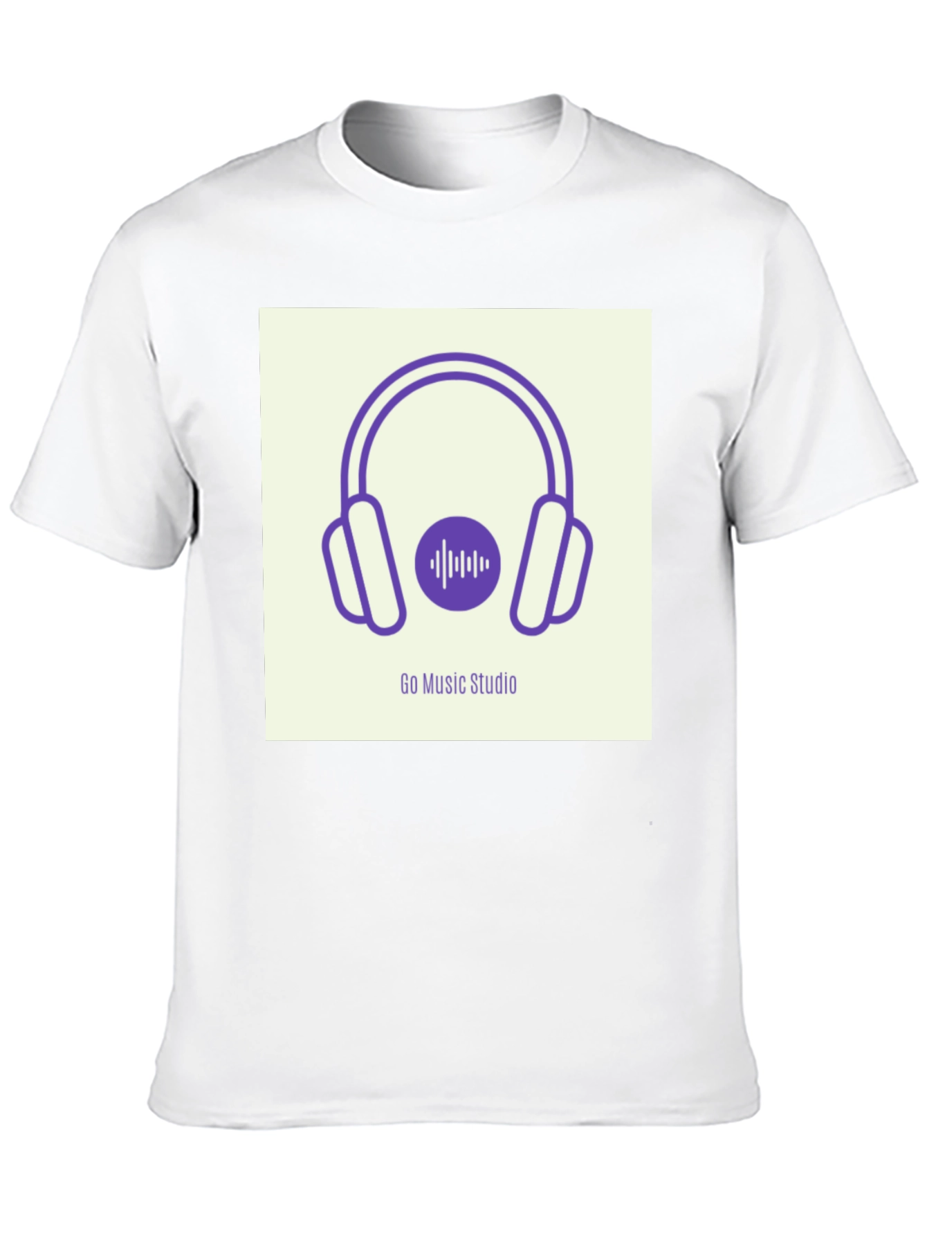 Go Music Studio Black Graphic Tee