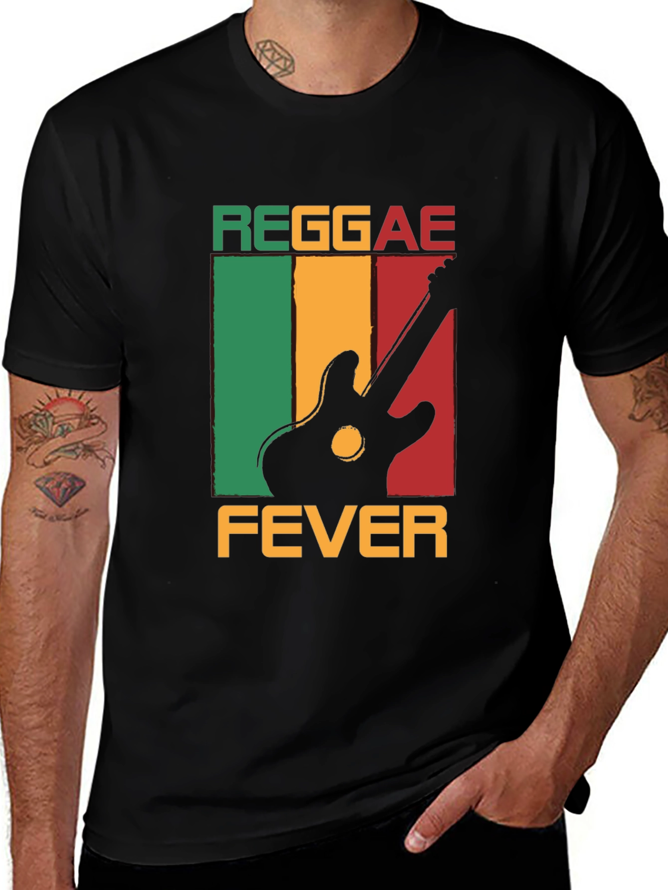 Reggae Fever Graphic Tee - Rasta Style