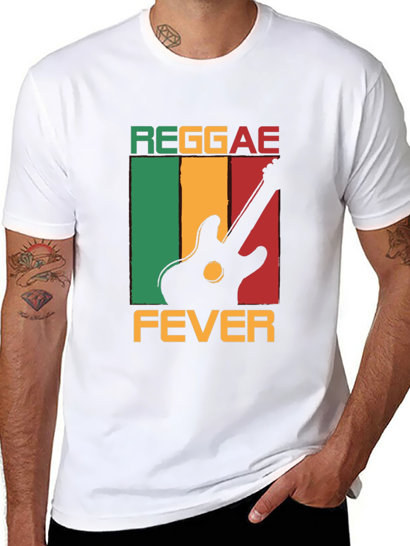 Reggae Fever Graphic Tee - Rasta Style