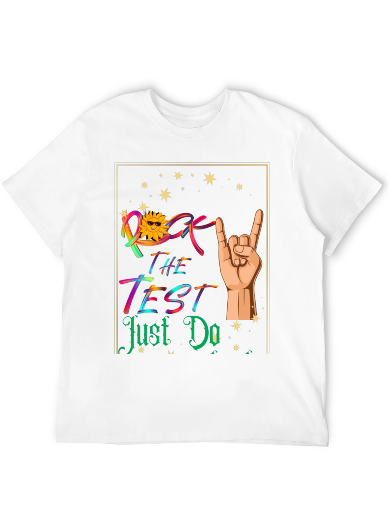 Rock the Test T-Shirt - Good Luck Exam Tee