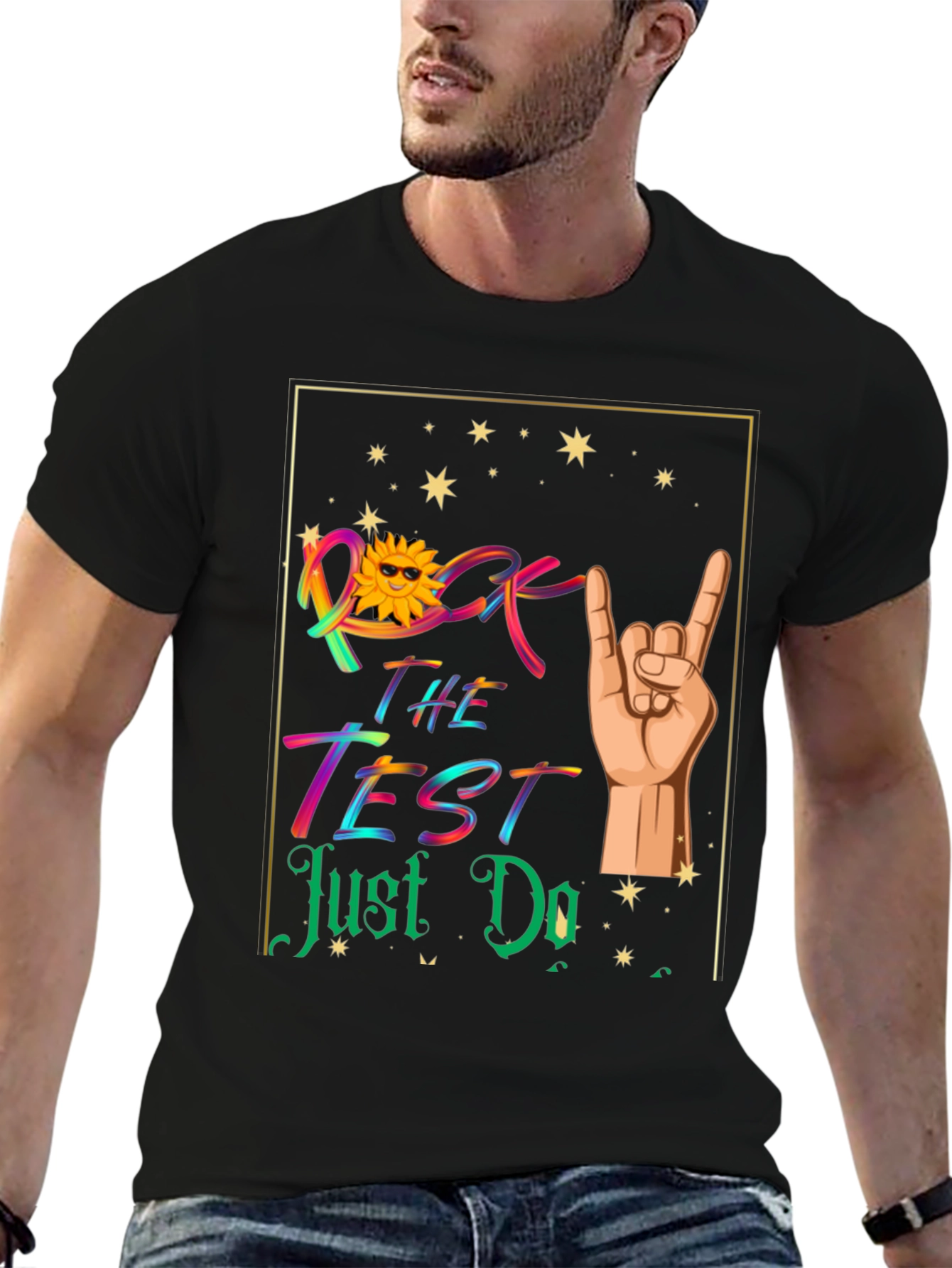 Rock the Test T-Shirt - Good Luck Exam Tee