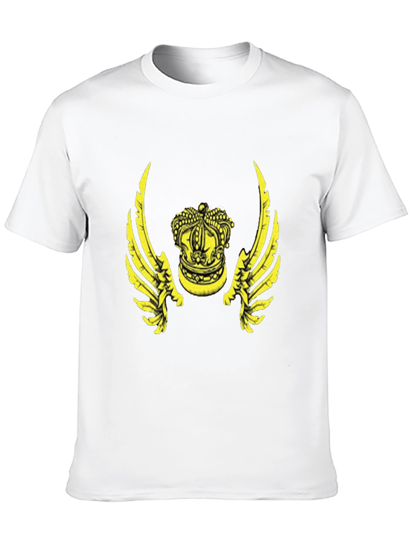 Winged Crown Black Graphic Tee