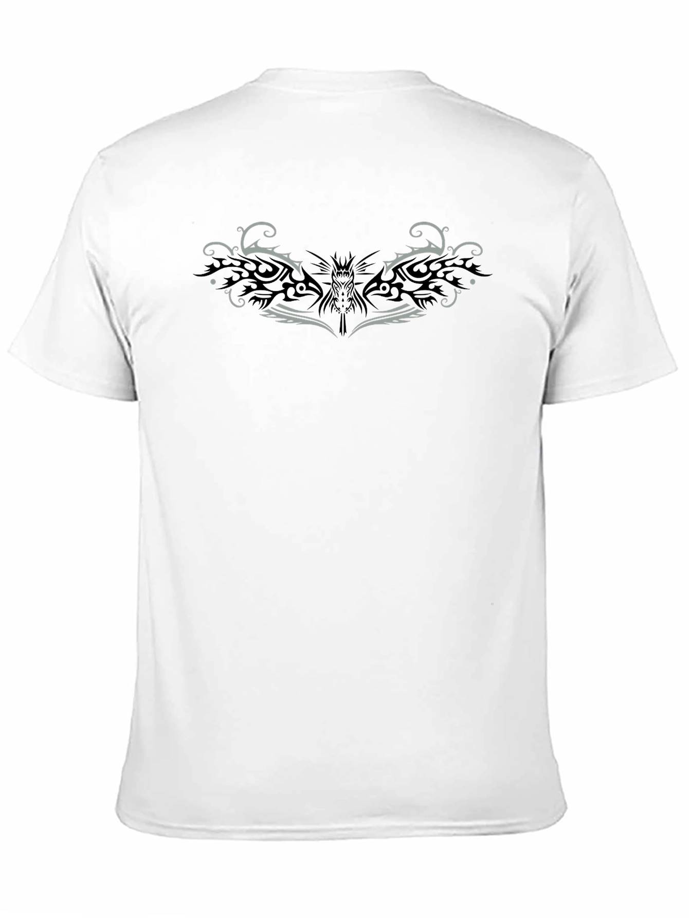 Tribal Wings Graphic Black T-Shirt