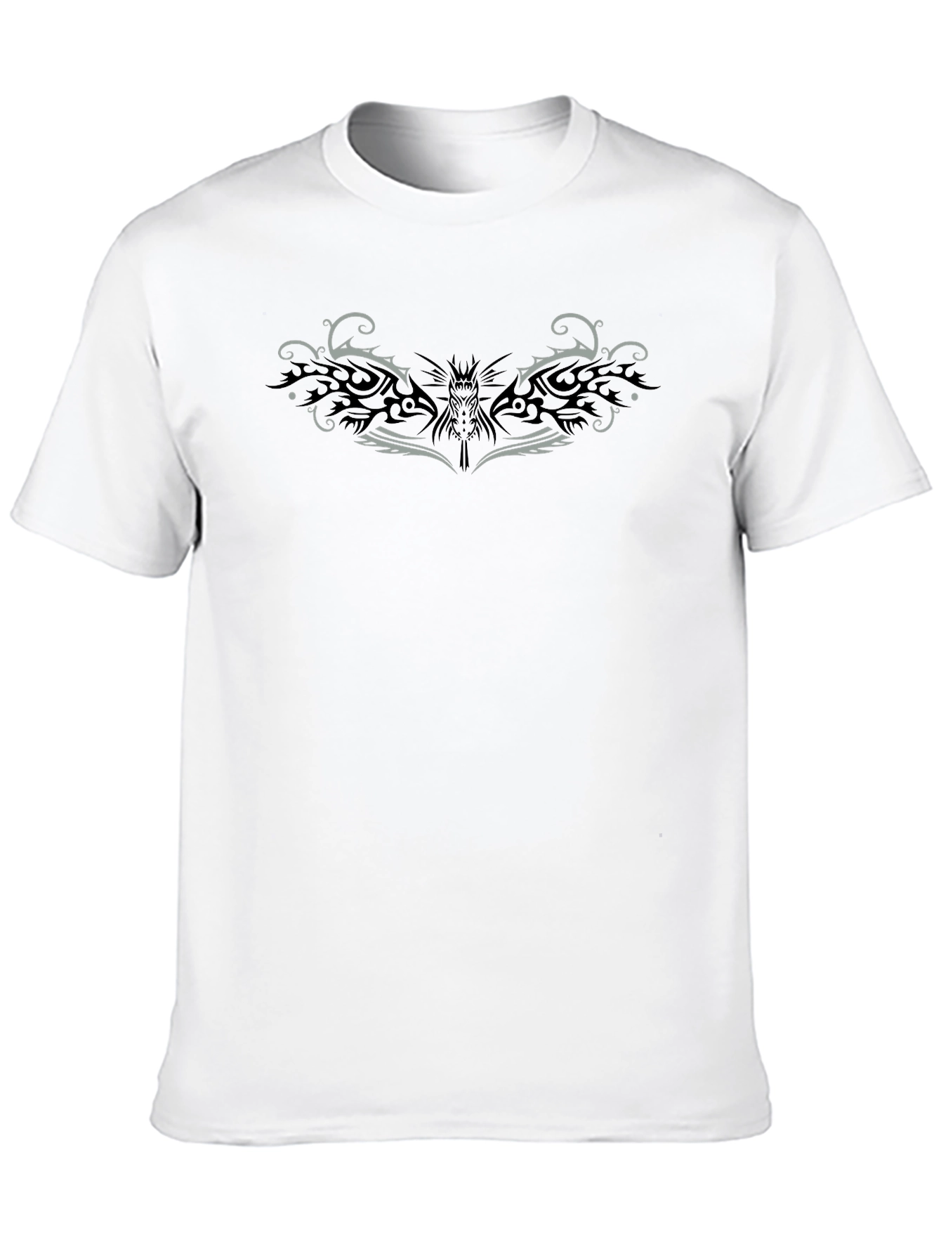 Tribal Wings Graphic Black T-Shirt