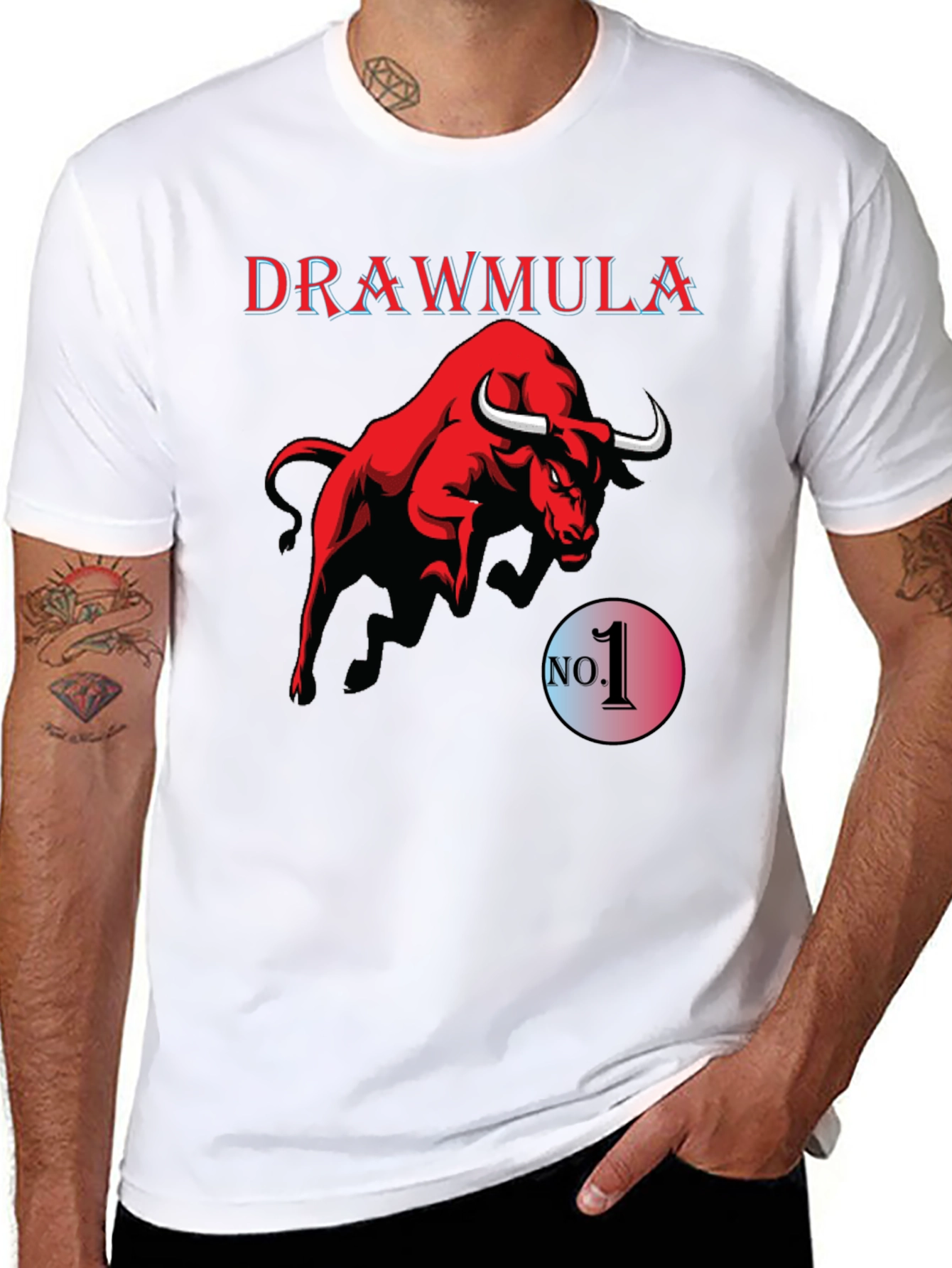 Drawmula No. 1 Bull T-Shirt