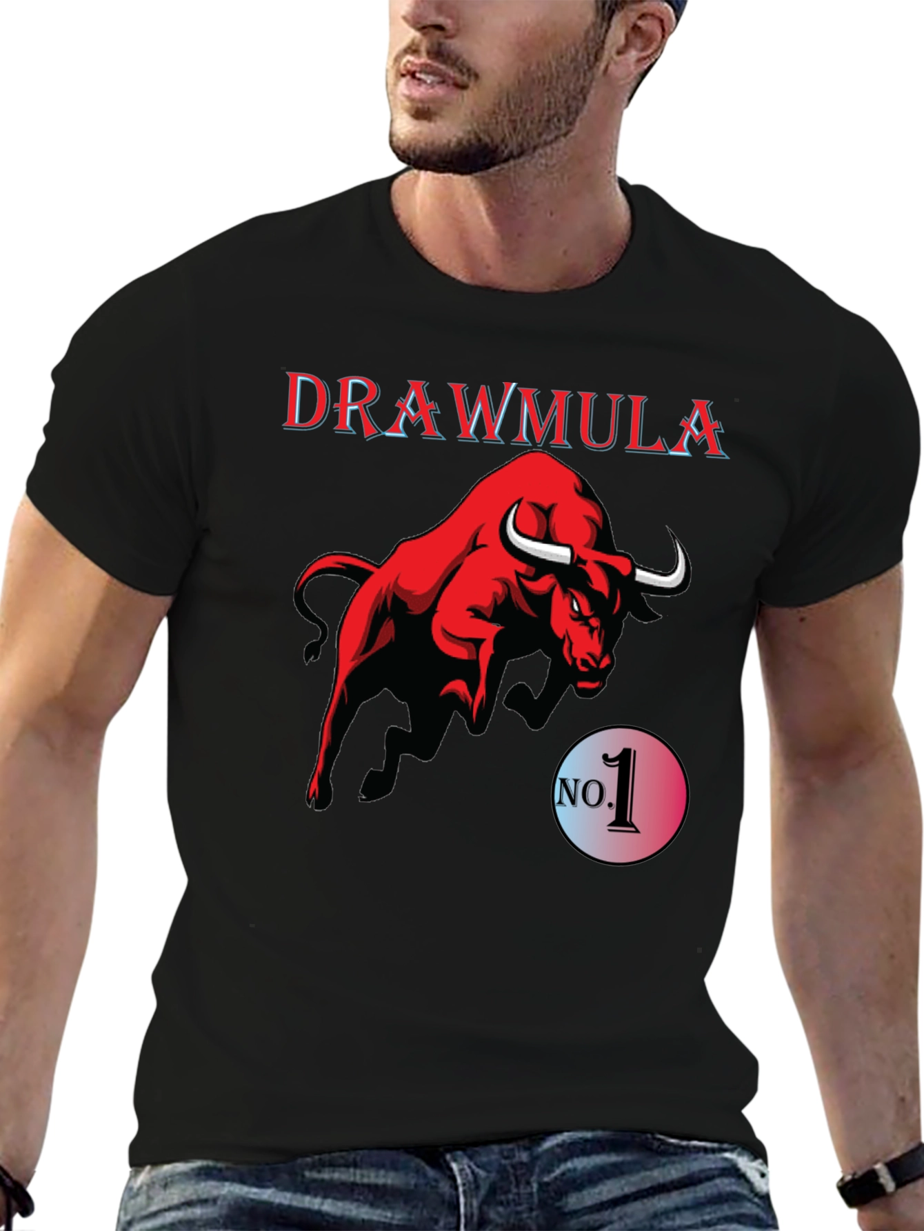Drawmula No. 1 Bull T-Shirt