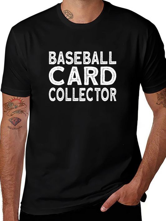 Baseball Card Collector Graphic T-Shirt