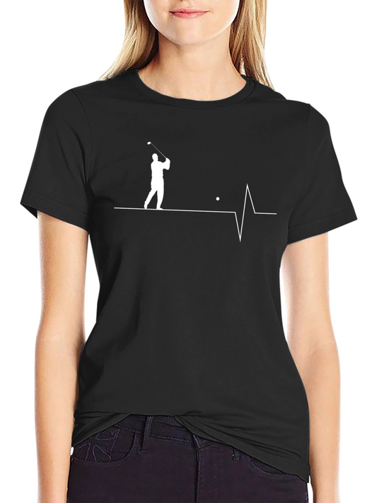 Golf Heartbeat Graphic Tee - Golfers Passion