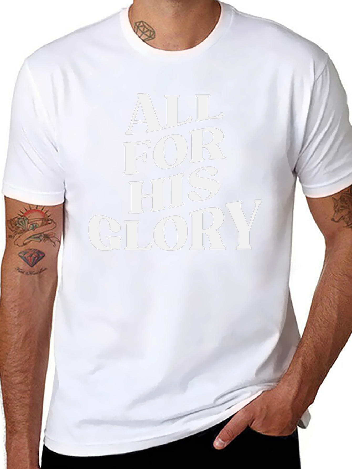 All For His Glory Graphic Tee
