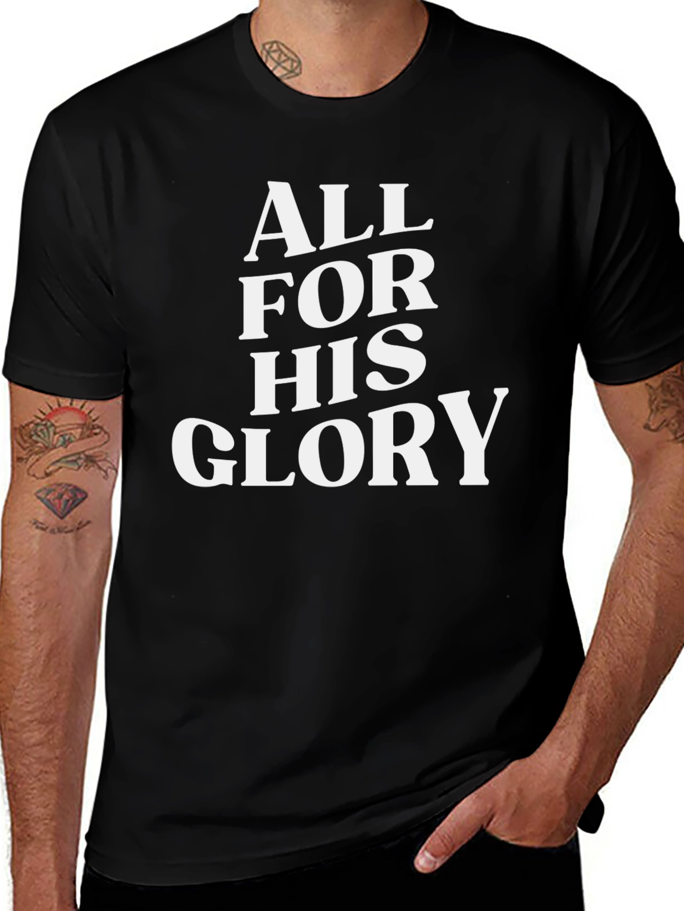 All For His Glory Graphic Tee
