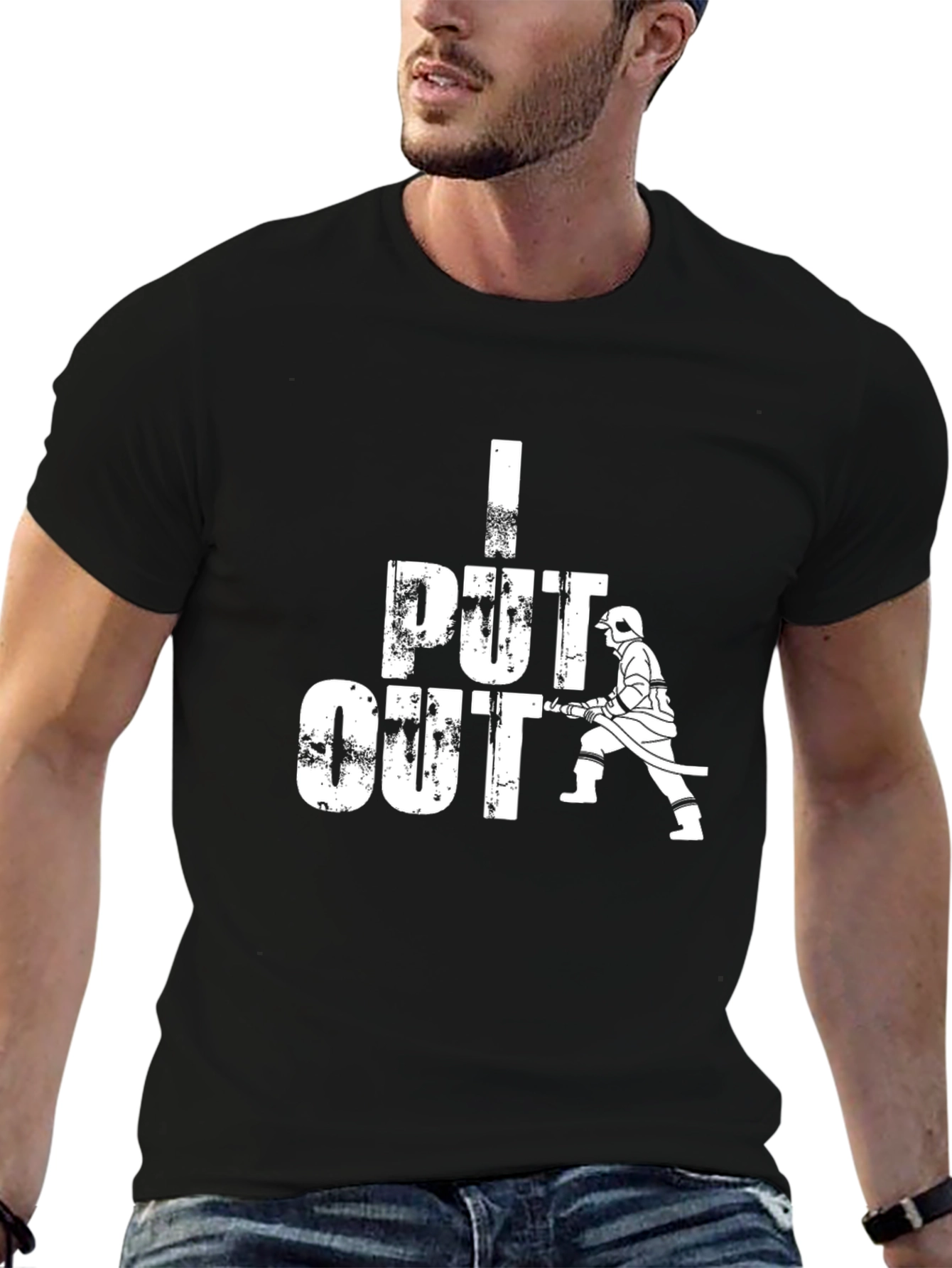 I Put Out Firefighter Graphic Tee