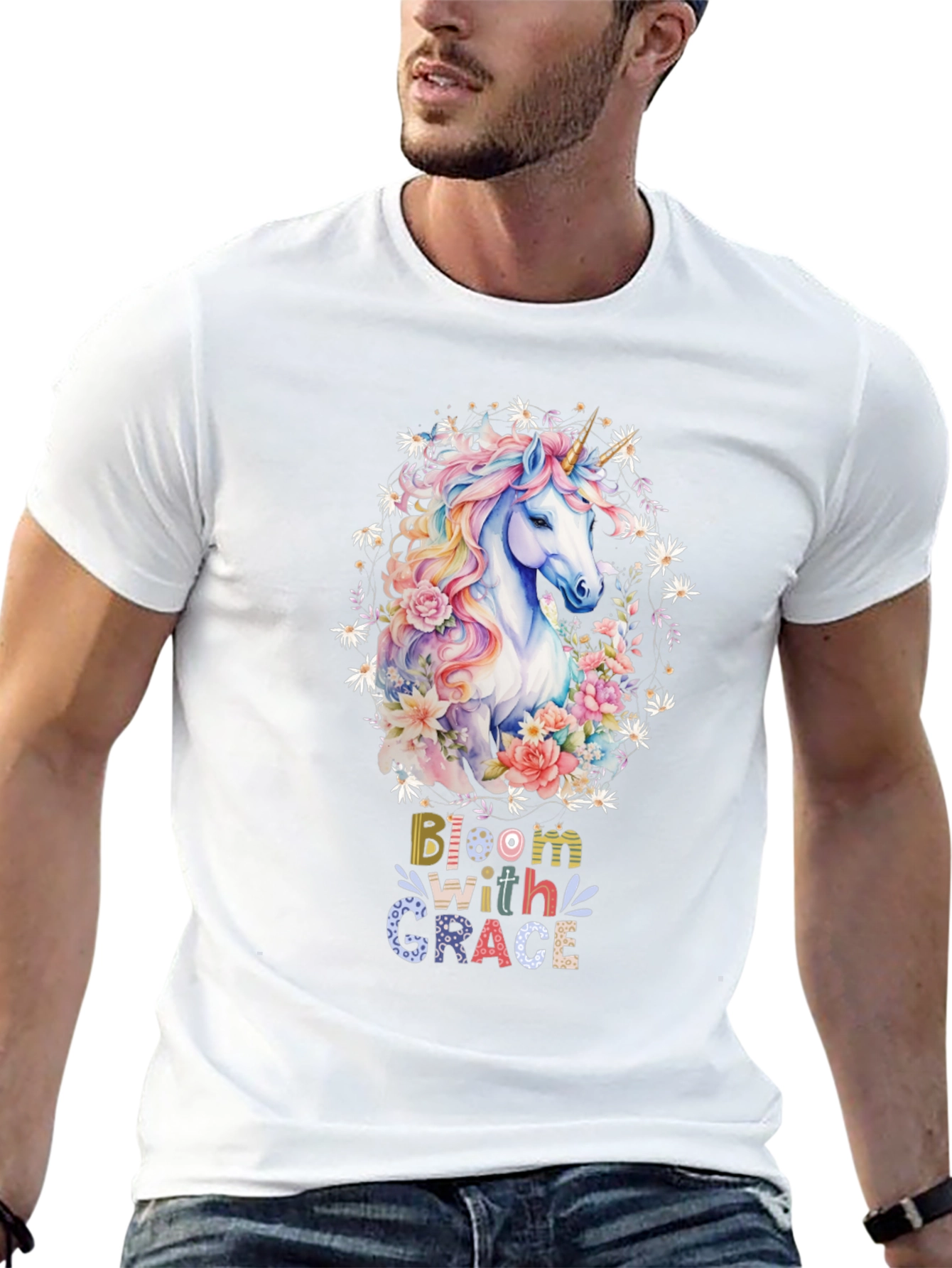 Unicorn Bloom Grace T-Shirt