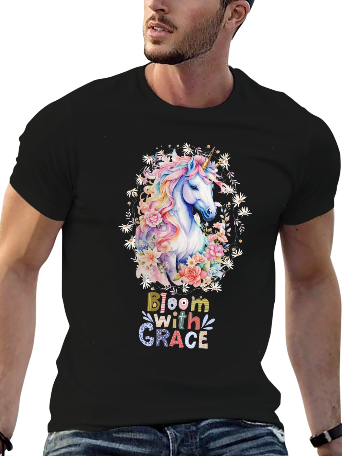 Unicorn Bloom Grace T-Shirt