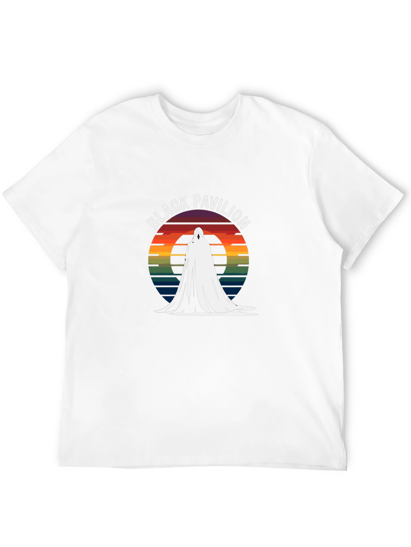 Black Pavilion Retro Style Graphic T-Shirt