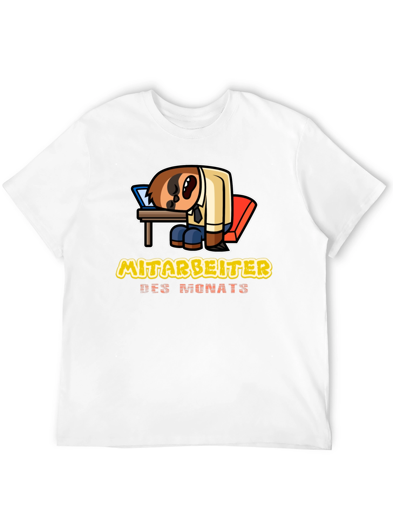 Employee of the Month Sloth Graphic T-Shirt