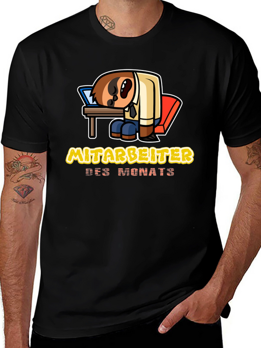 Employee of the Month Sloth Graphic T-Shirt