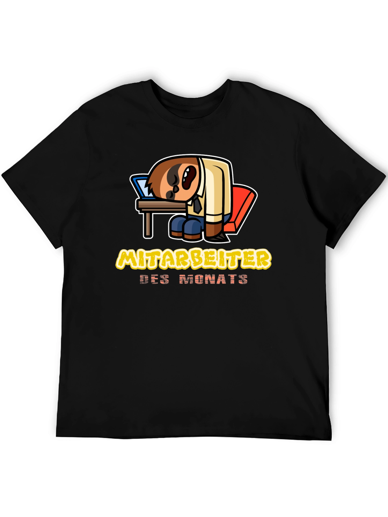 Employee of the Month Sloth Graphic T-Shirt