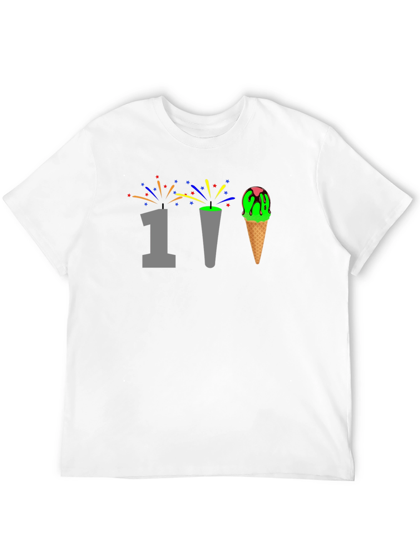 Novelty 1st Birthday Ice Cream Cone T-Shirt