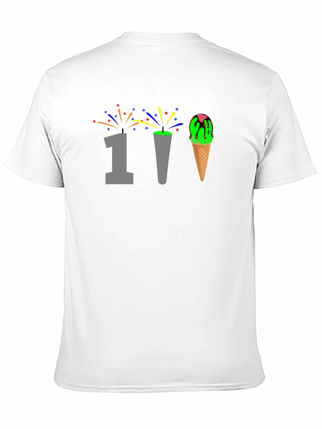 Novelty 1st Birthday Ice Cream Cone T-Shirt