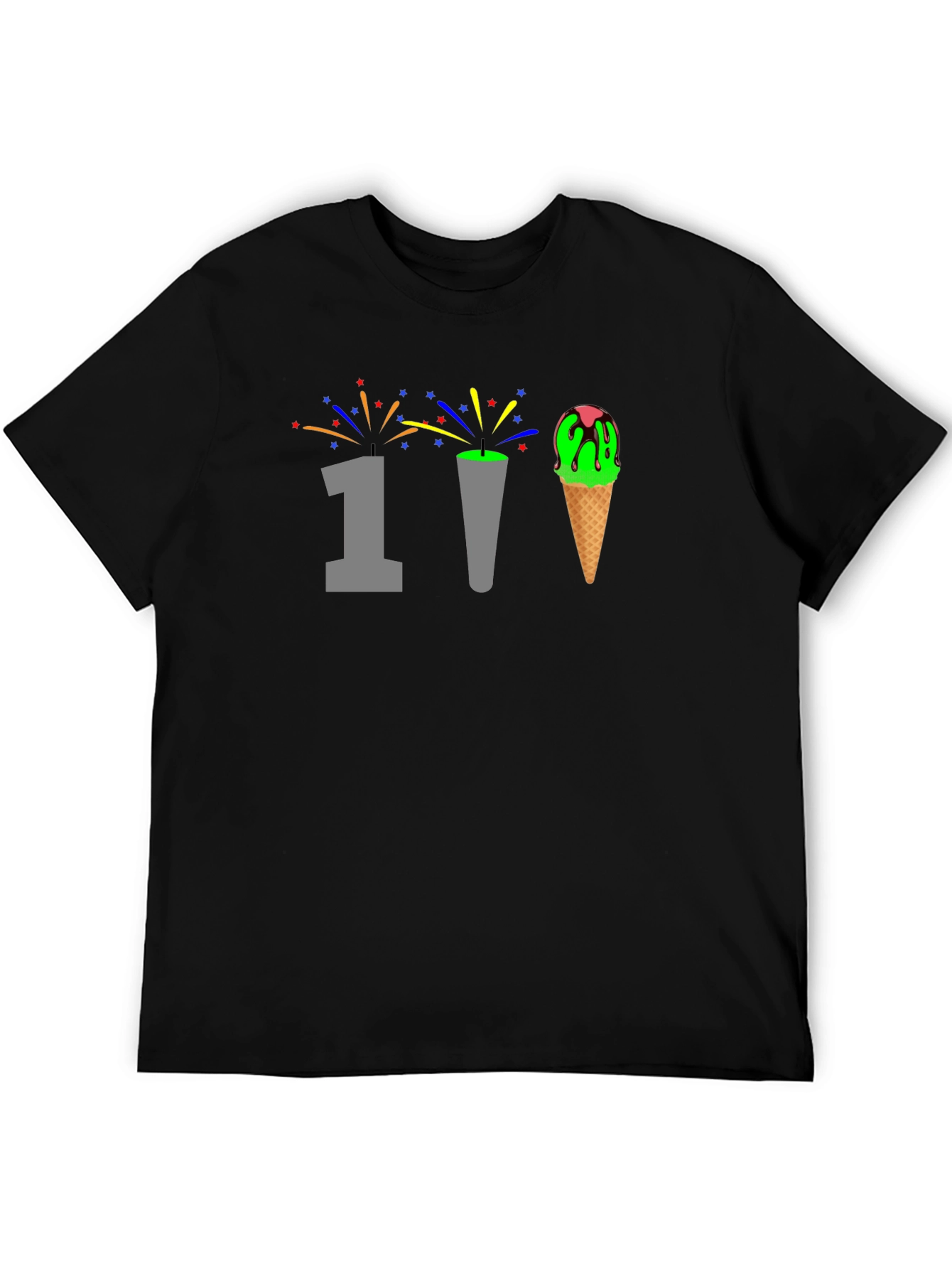 Novelty 1st Birthday Ice Cream Cone T-Shirt
