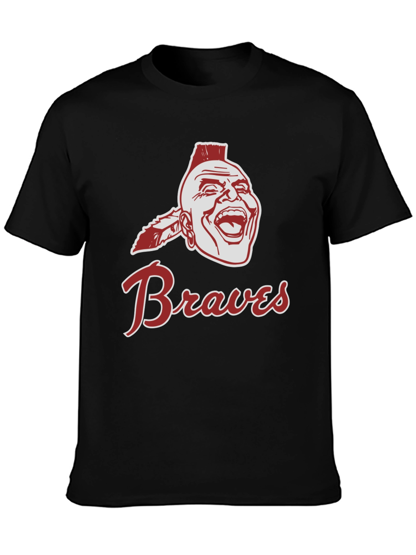 Braves T-Shirt Native American Style Logo